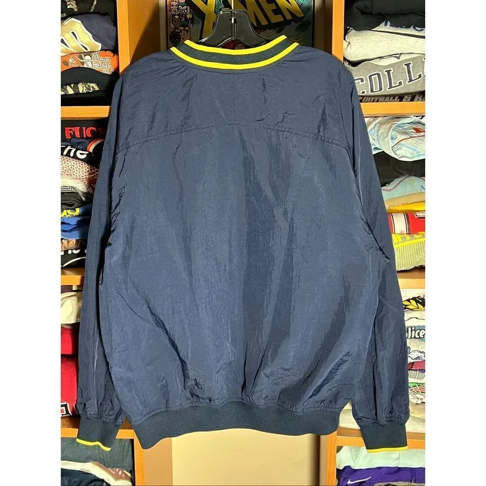 Vintage 90s Nike Striped Pullover Windbreaker Jacket